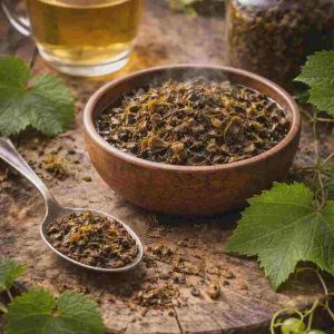 Fermentuota vynuogių lapų arbata