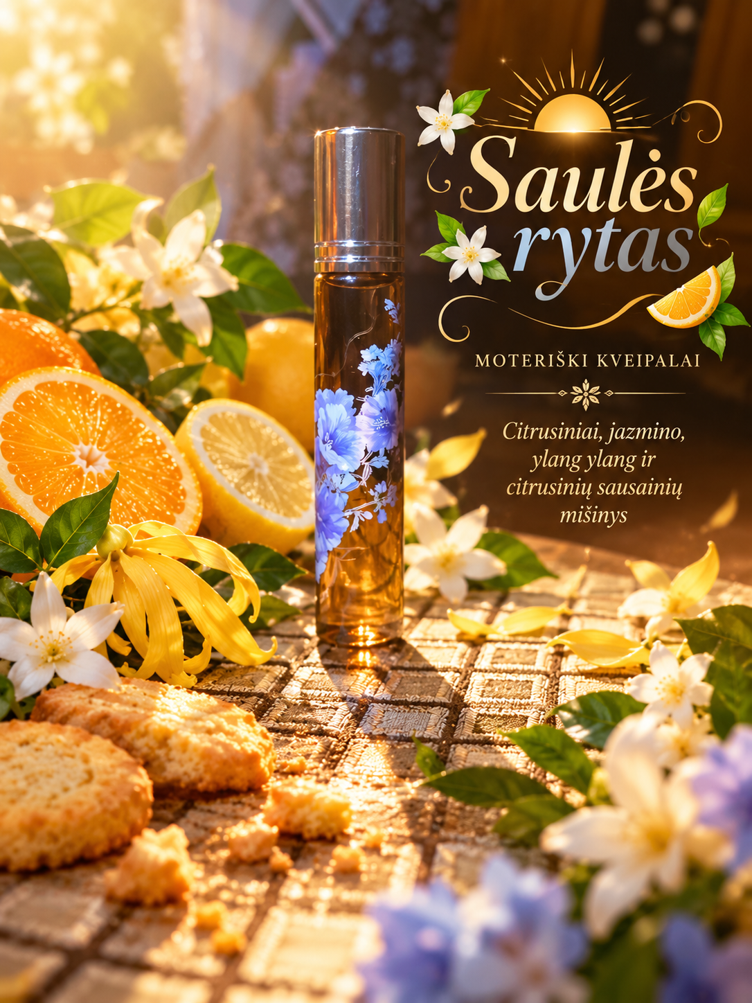 Aliejiniai kvepalai - „Saulės rytas“ – Gaiva ir šviesa