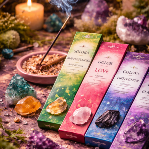 Goloka smilkalai su kristalais