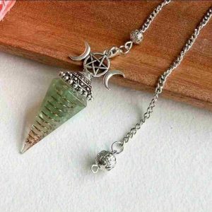 Natūralaus kristalo švytuoklė