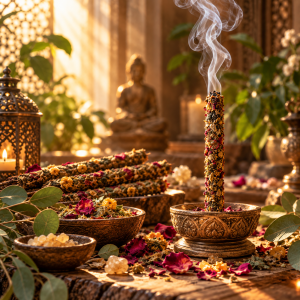 Ritualiniai, rankų darbo smilkalai