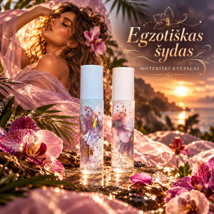 Natūralūs aliejiniai kvepalai „Egzotiškas šydas“