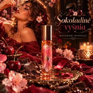 Natūralūs aliejiniai kvepalai „Šokoladinė vyšnia“